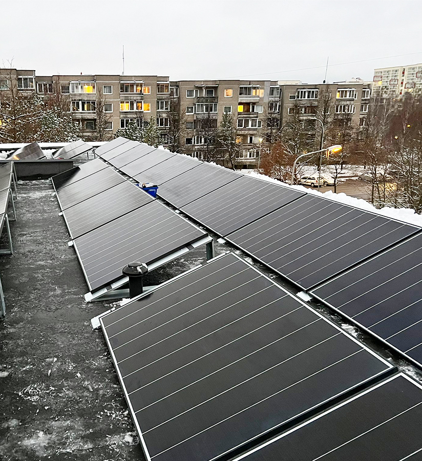 20kW Shingled Module Roof System in Lithuania