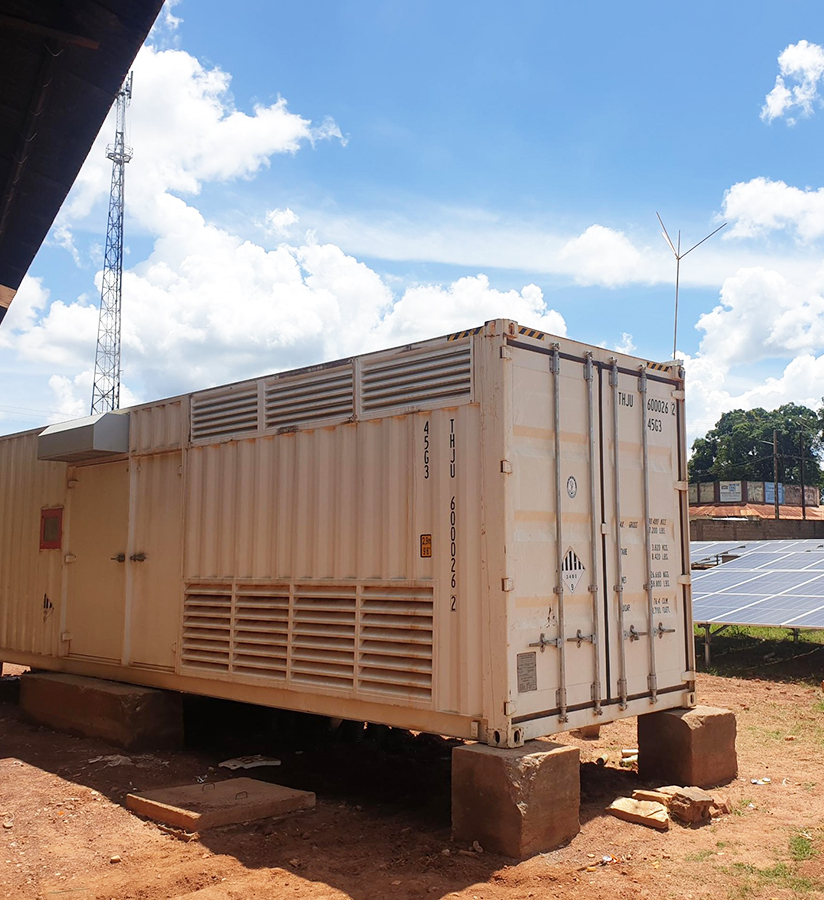 500kW+800kWh Lithium Battery Storage System in Central Republic