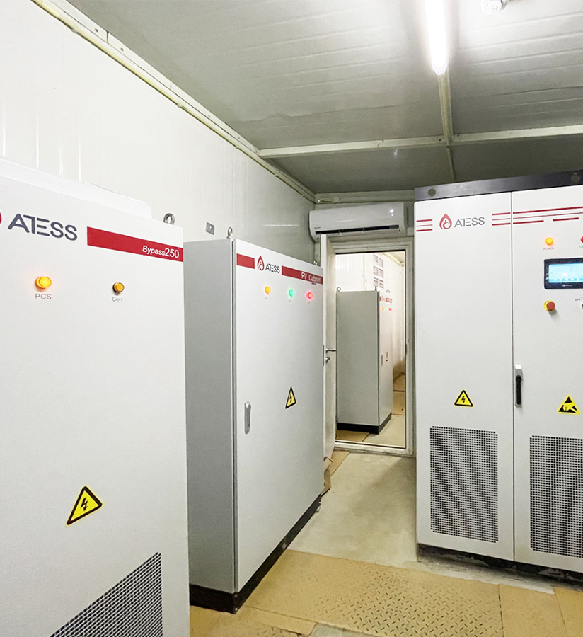 250kW+1MWH Lithium Battery Storage System In South Africa