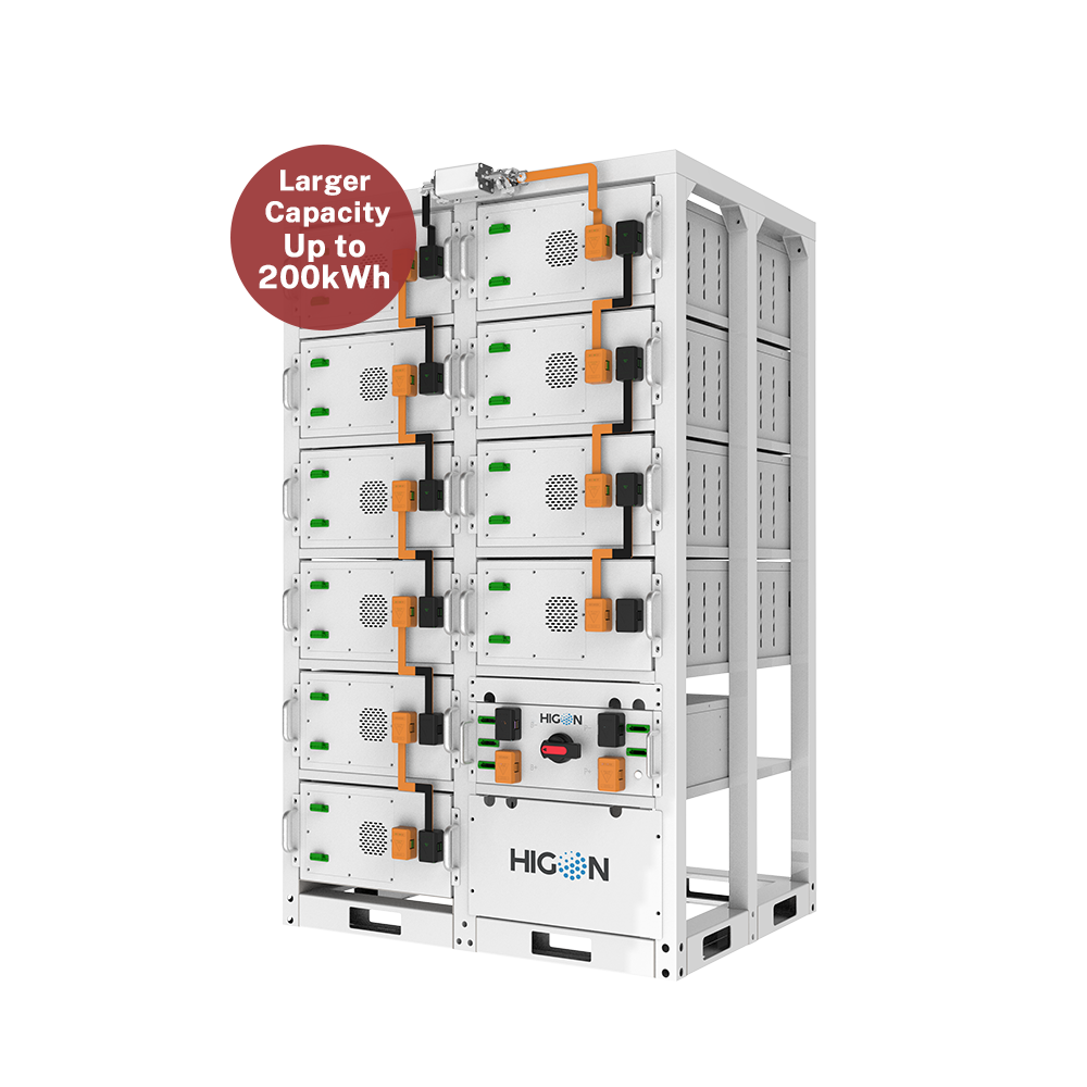 Hign Voltage Rack Pro BESS Commercial Energy Storage System 130kWh-200kWh Per Clauster