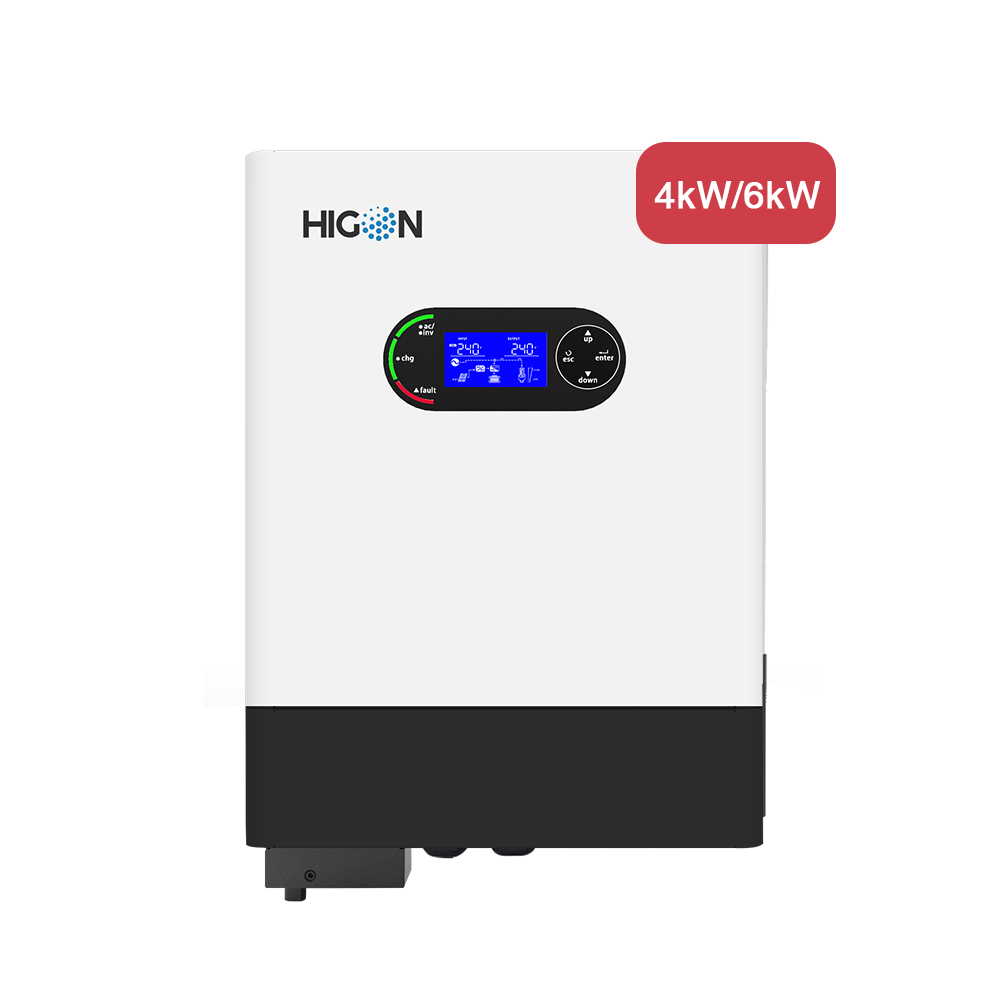 4kW 6kW Hybrid On/Off Grid Solar Inverter with 6pcs Parallel Function